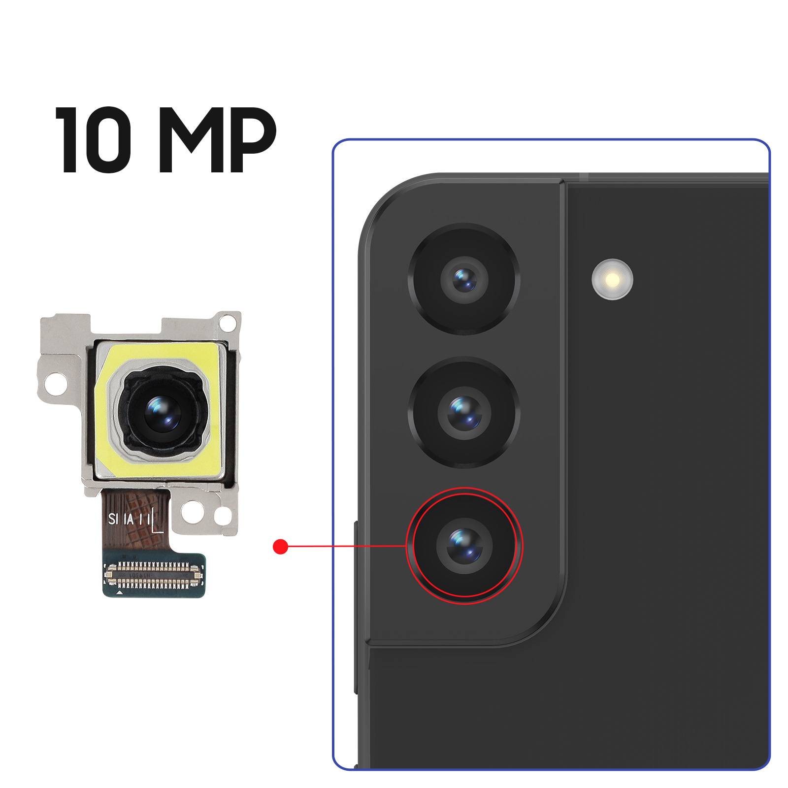Caméra Téléobjectif 10MP Original Galaxy S22 / S22 Plus Zoom Optique 3x-2
