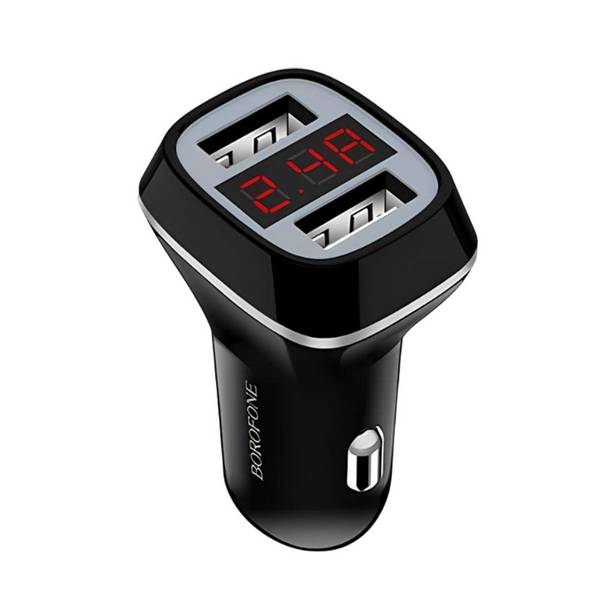 Chargeur Voiture 2 USB avec Affichage LCD Charge Rapide