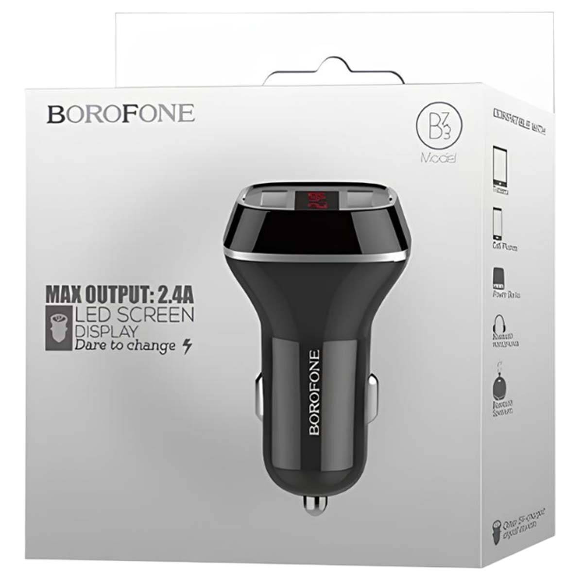 Chargeur Voiture 2 USB avec Affichage LCD Charge Rapide-4