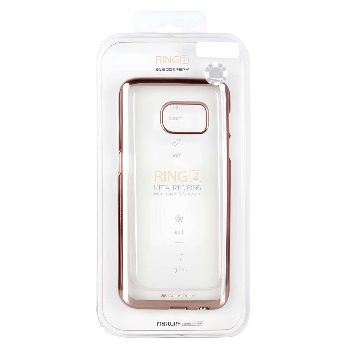 Coque pour Galaxy S7 Edge Dos Rigide et Contour Métallisé-3