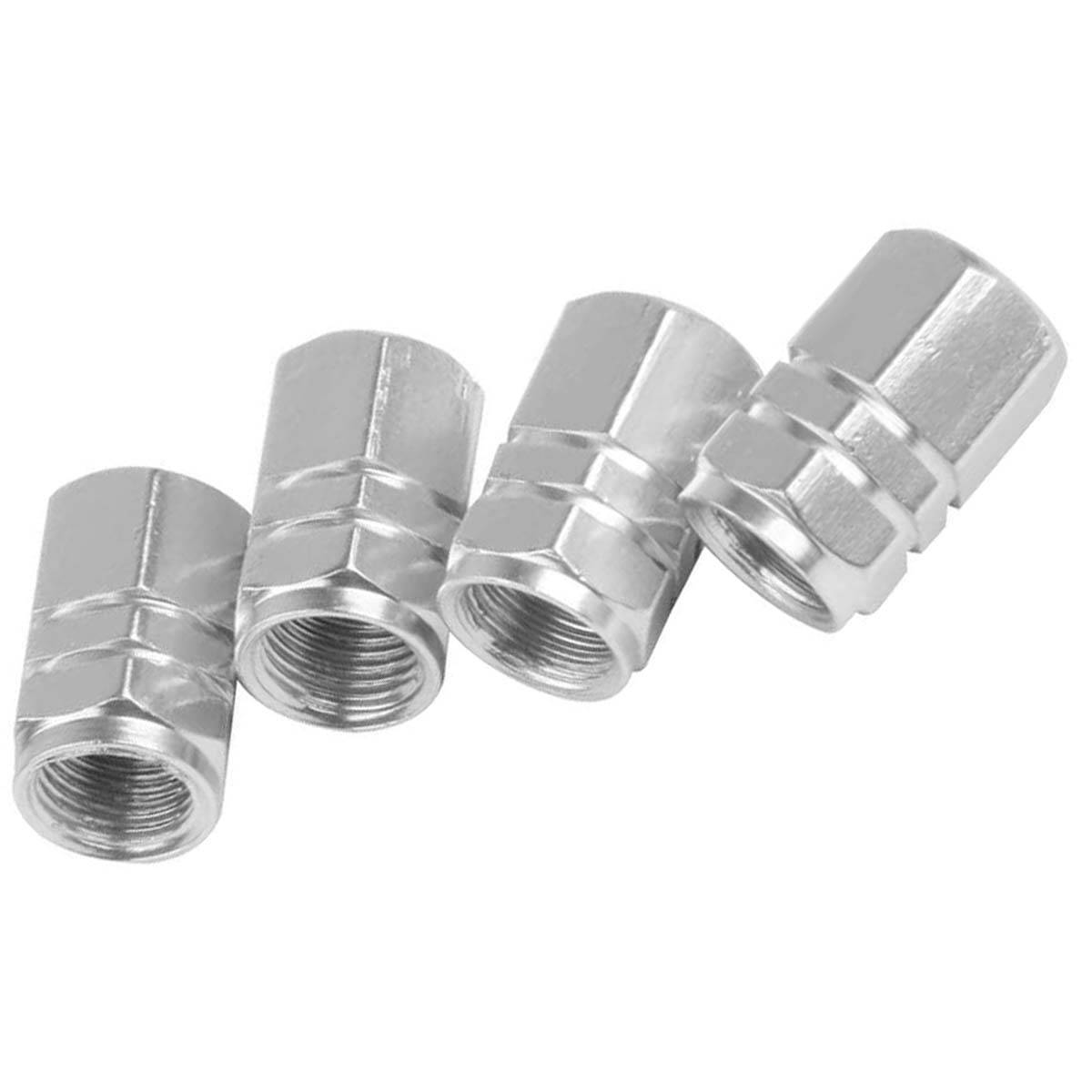 Lot de 5 Bouchons de Valve pour Voiture Type Schrader Robustes et Durables-0