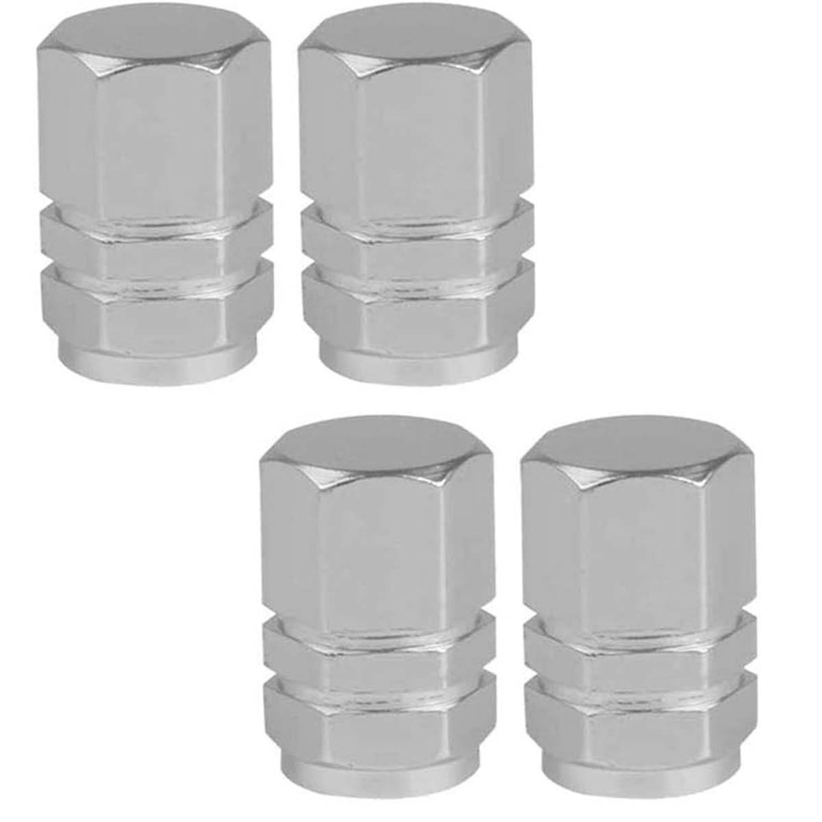 Lot de 5 Bouchons de Valve pour Voiture Type Schrader Robustes et Durables-1
