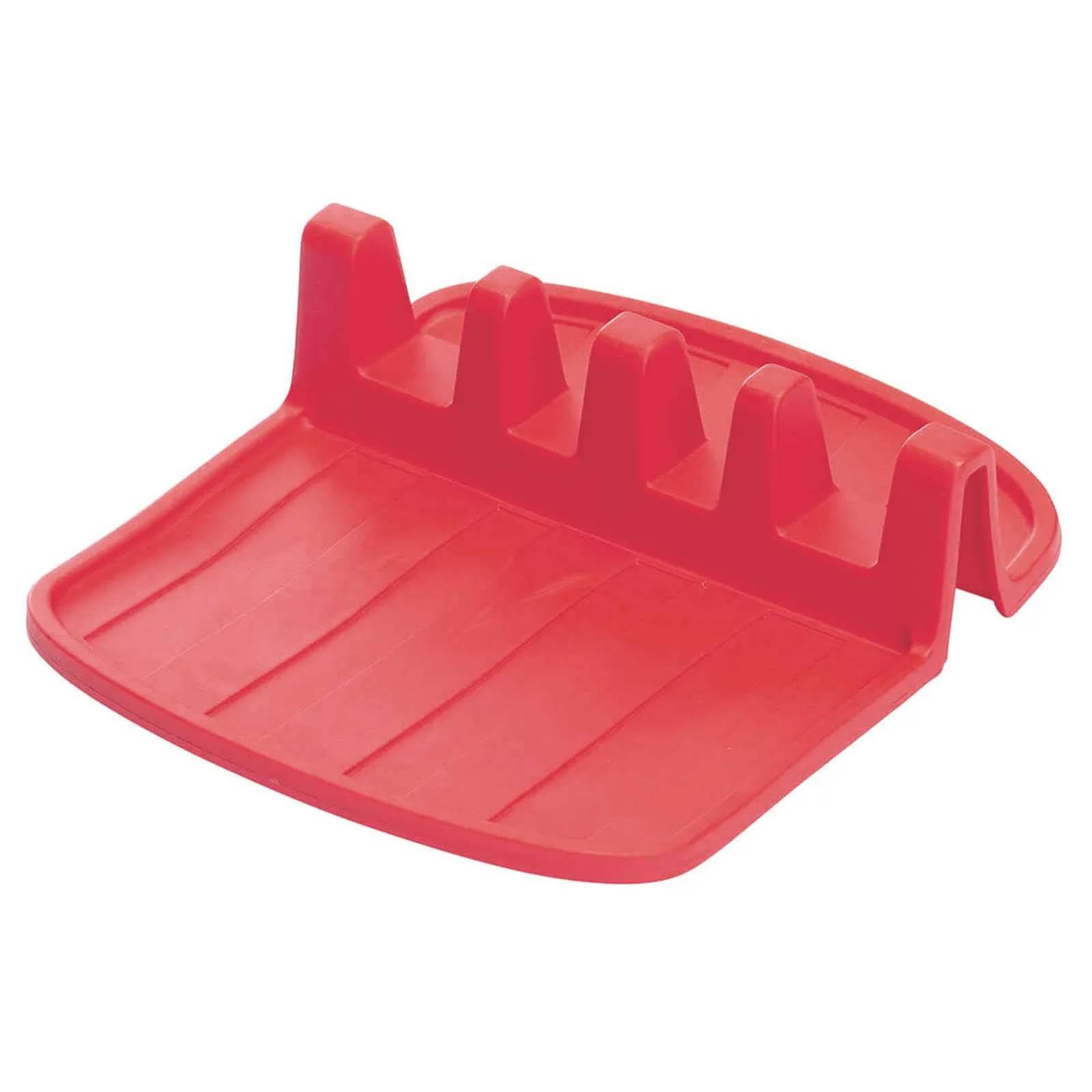 Porte-cuillère Compact en Silicone Antidérapant 15x14cm-2