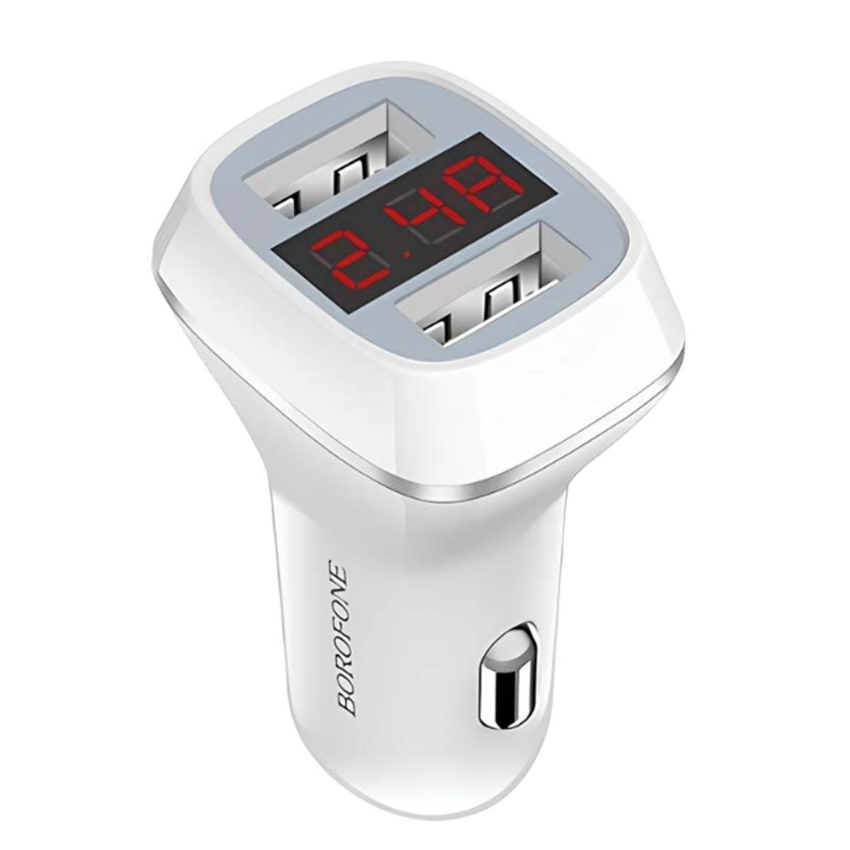 Chargeur Voiture avec 2 ports USB-A et Écran LCD Charge Rapide-0