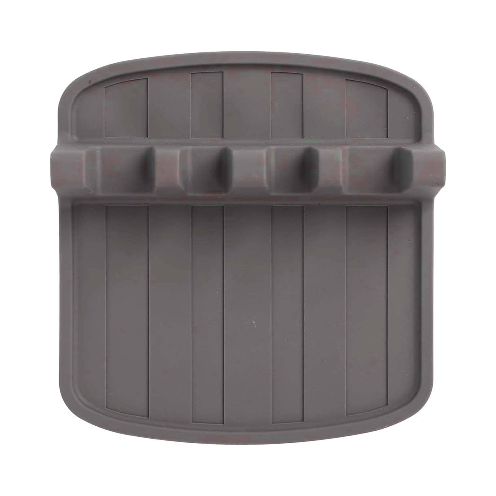 Porte-cuillère Compact en Silicone Antidérapant 15x14cm-2