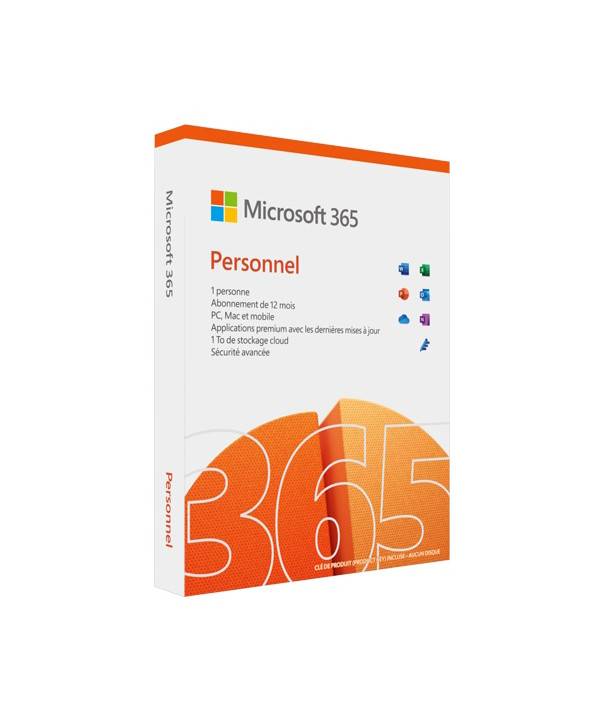 Microsoft Office 365 Personnel (Personal) - 1 utilisateur - 1 an - PC, Mac, iOS, Android, Chromebook - Licence à télécha-0