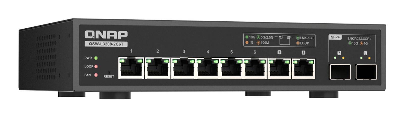QNAP QSW-L3208-2C6T Netzwerk Switch-3