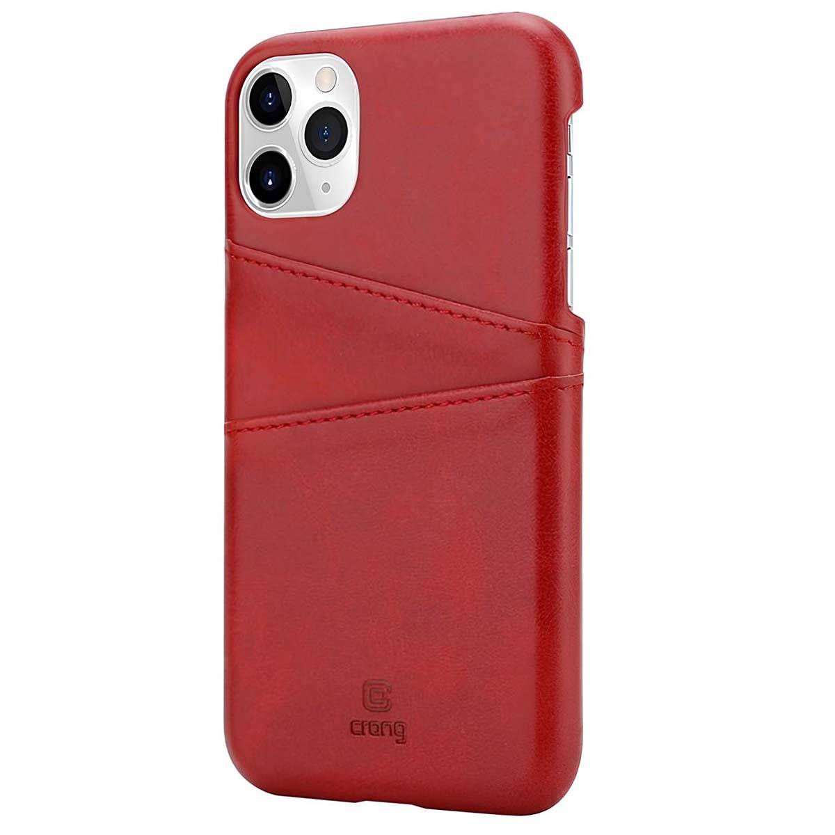 Coque Pour iPhone 11 Pro avec 2 Porte-Cartes Compatible Qi en Cuir écologique-4