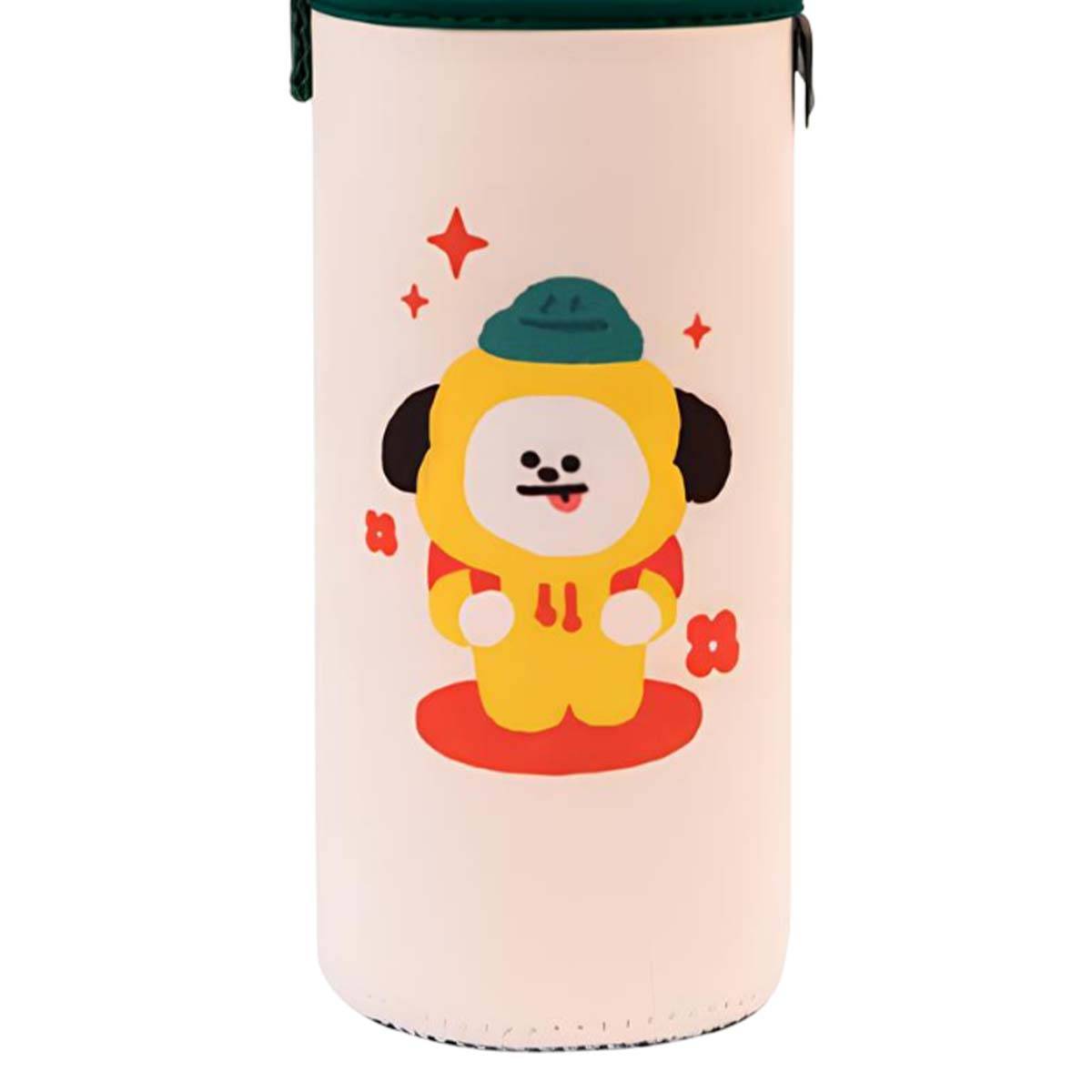 Gourde en Verre 500ml Réutilisable Motif CHIMMY avec Étui-4