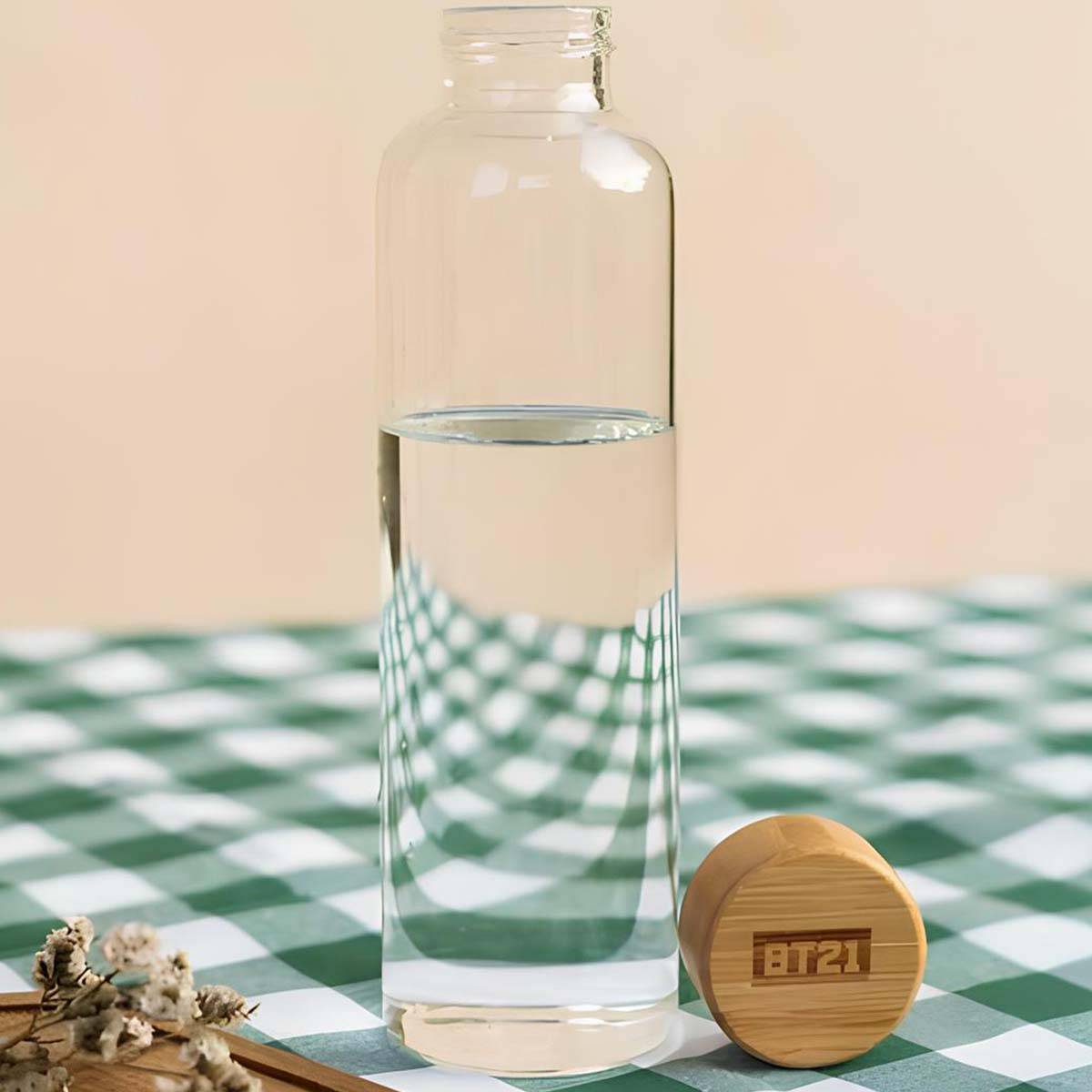 Gourde en Verre 500ml Réutilisable Motif TATA avec Étui-3
