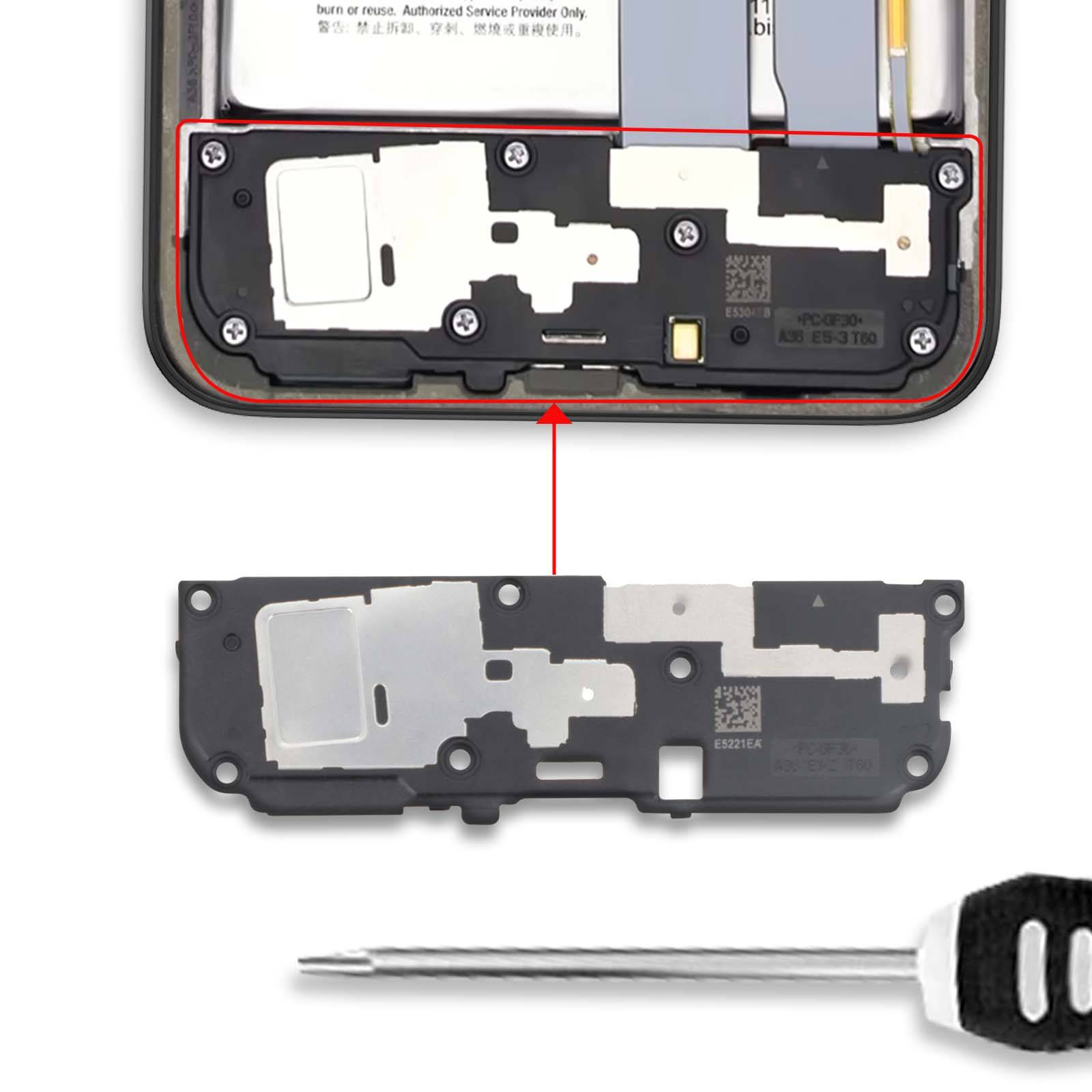 Haut‑Parleur Externe avec Vibreur intégré pour Galaxy A36 5G Service Pack-2