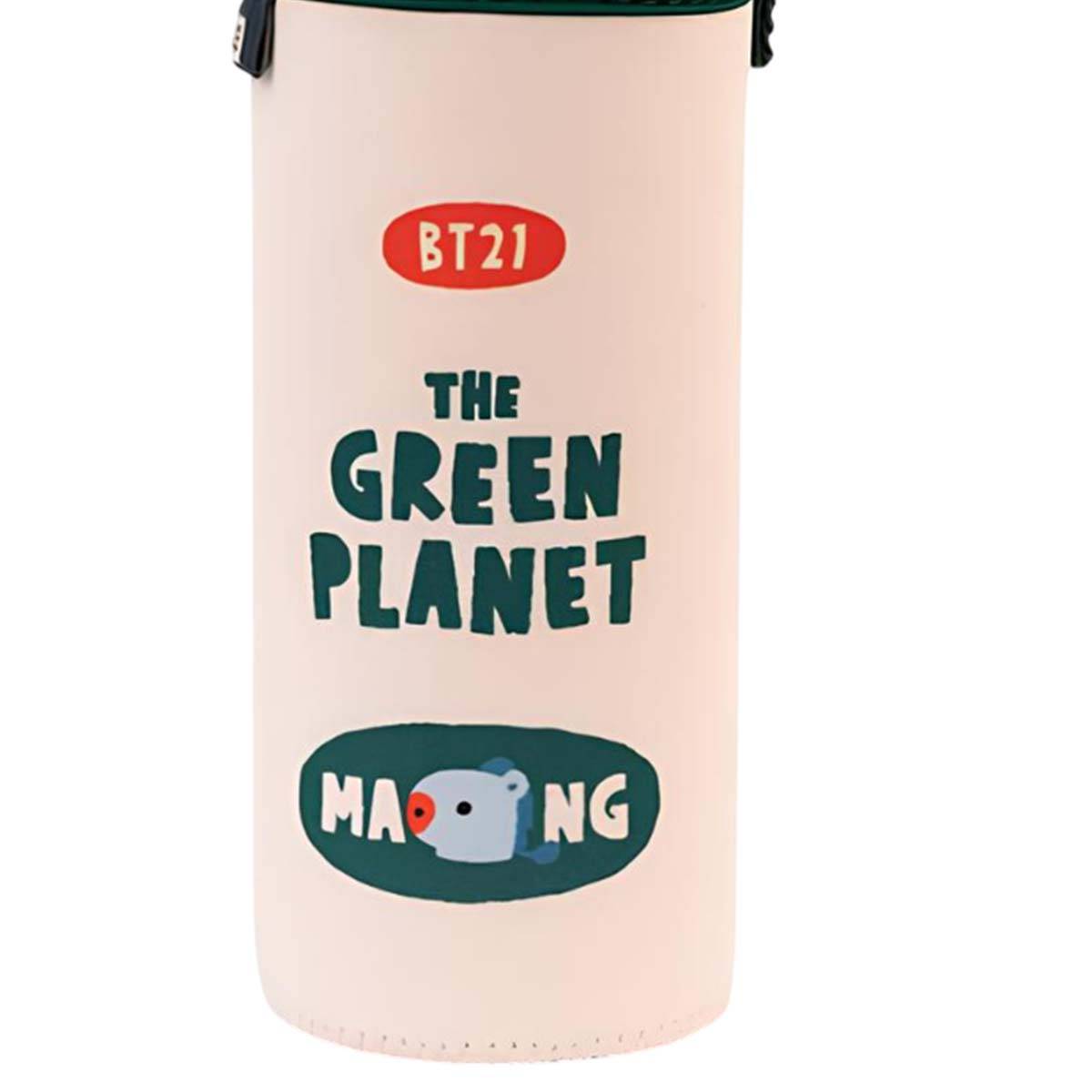 Gourde en Verre 500ml Réutilisable Motif MANG avec Étui-1