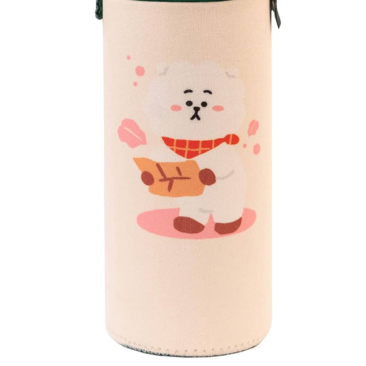 Gourde en Verre 500ml Réutilisable Motif RJ avec Étui-3