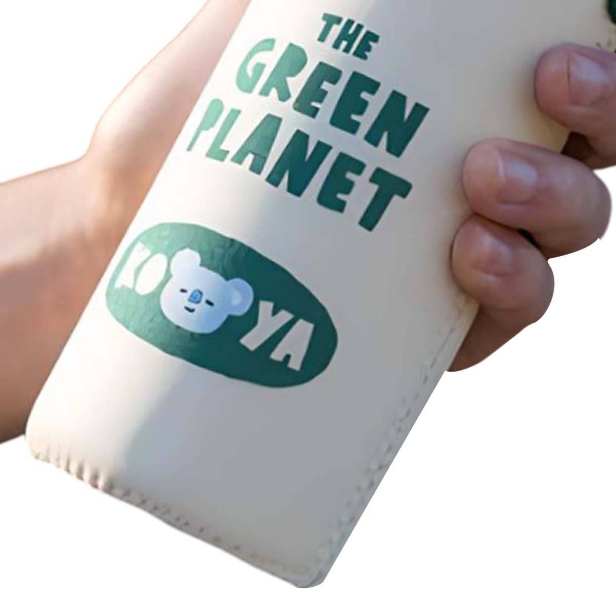 Gourde en Verre 500ml Réutilisable Motif KOYA avec Étui-3