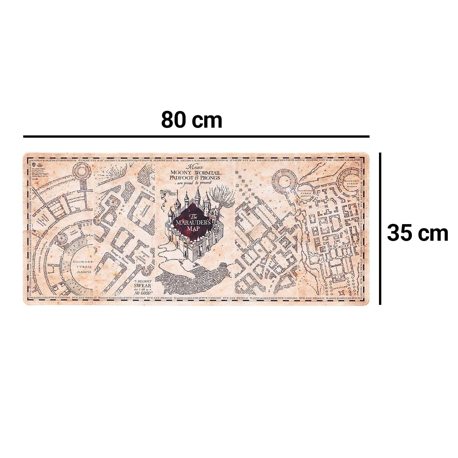 Tapis de Souris XXL Gamer Antidérapant motif Carte du Maraudeur-2