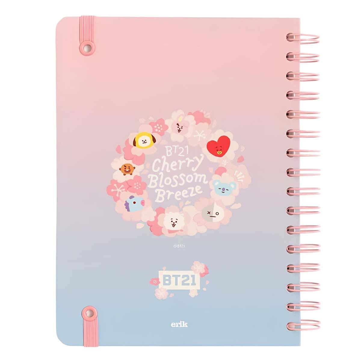 Cahier A5 Rigide à Spirale 180 Pages Motif Pointillées BT21-1