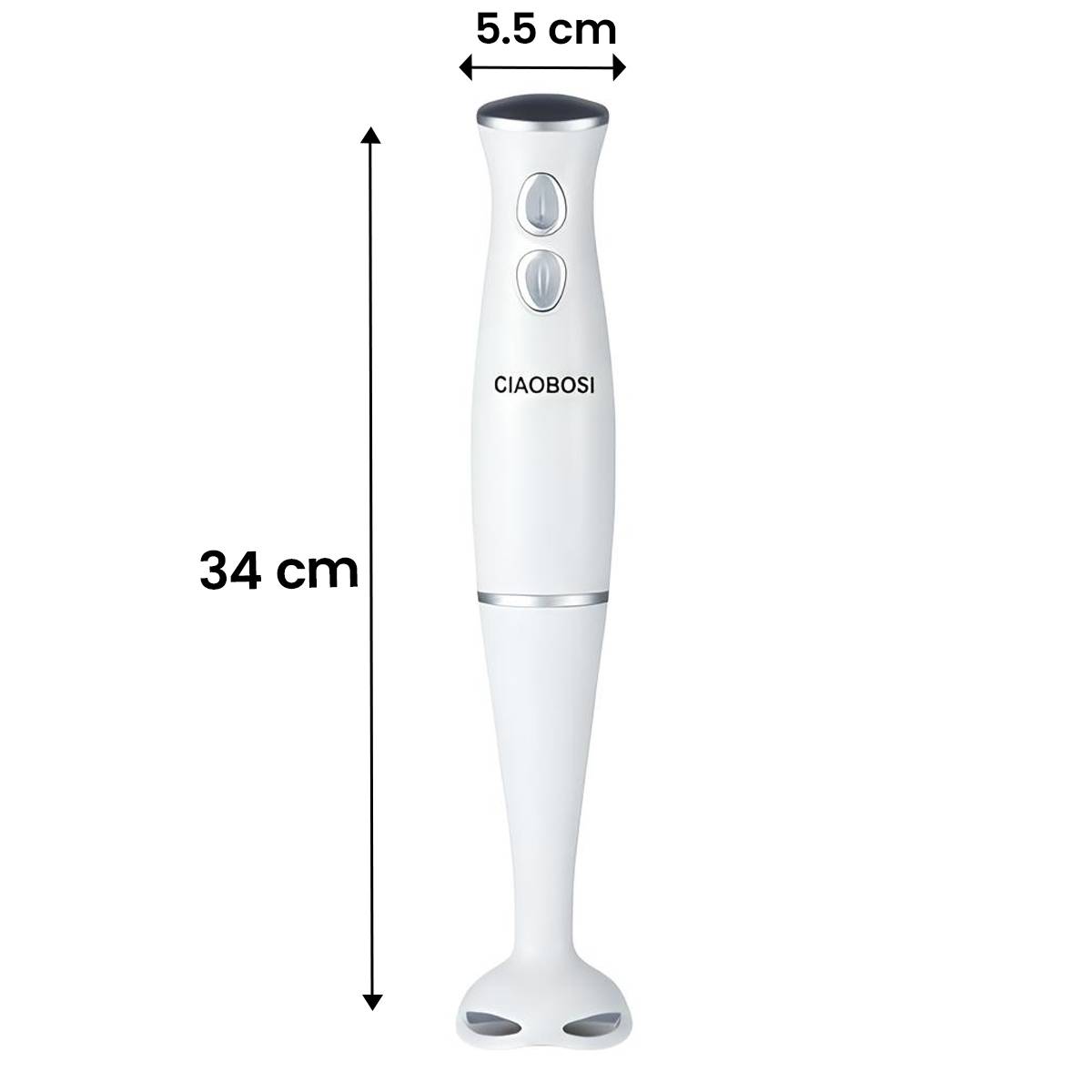 Mixeur Plongeant Multifonction 300W avec Lame en Acier Inoxydable-3