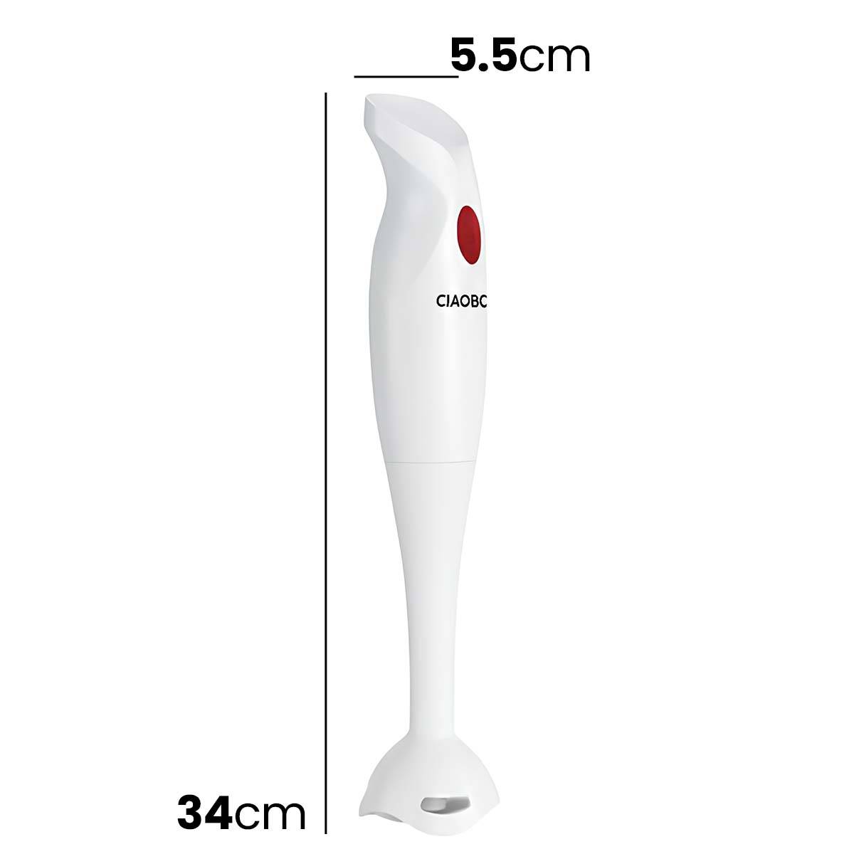 Mixeur Plongeant 300W Ergonomique avec Lame en Acier Inox-4