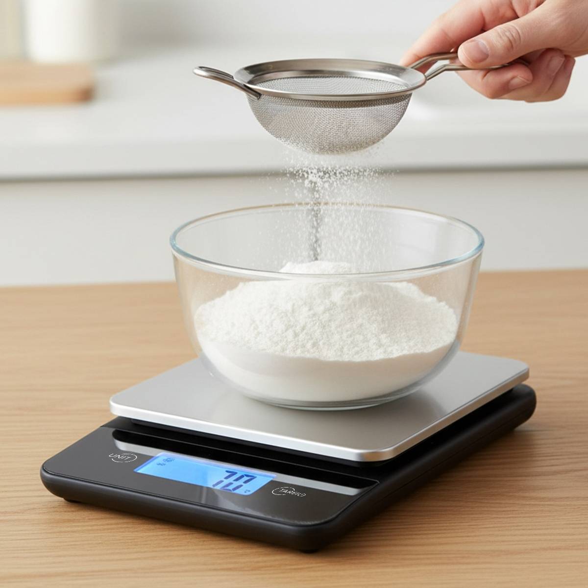 Balance Cuisine Électronique 5 Kg Avec Tare Pour Ingrédients Secs Ou Liquides-2