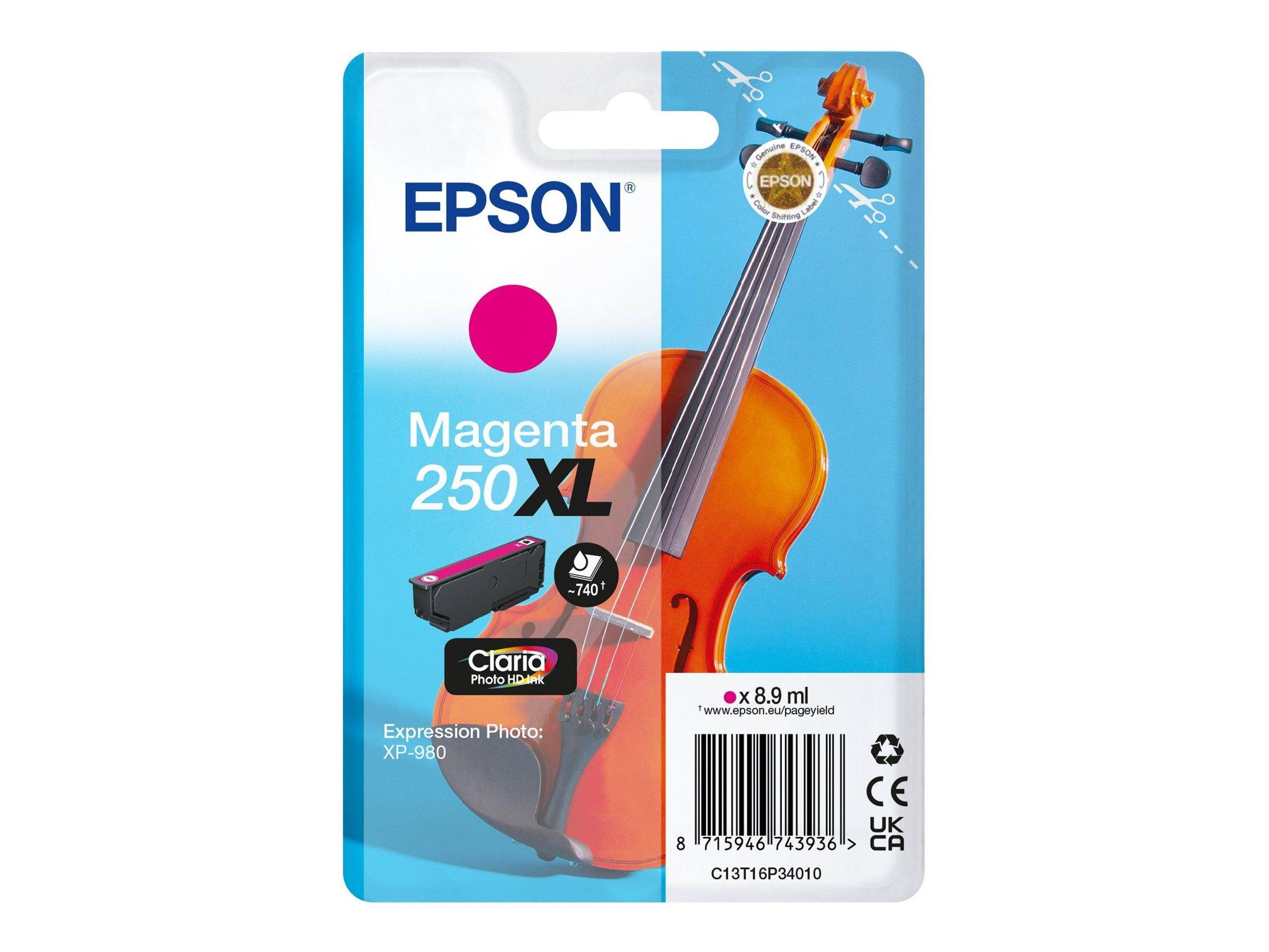 EPSON Singlepack Magenta 250XL ink-0
