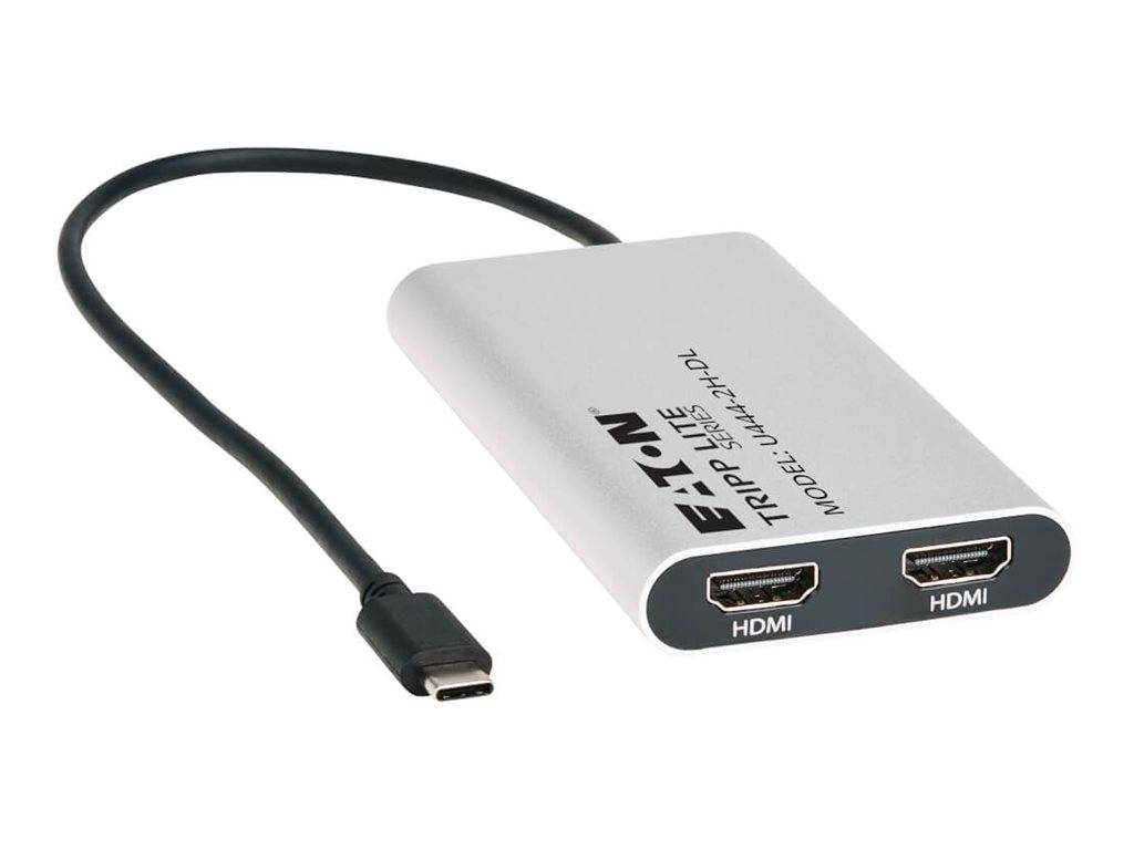 TrippLite Adapt. USB-C Dual HDMI 4K 60Hz-0