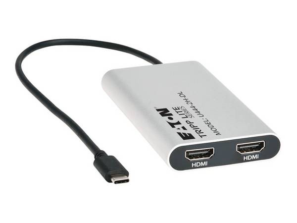TrippLite Adapt. USB-C Dual HDMI 4K 60Hz