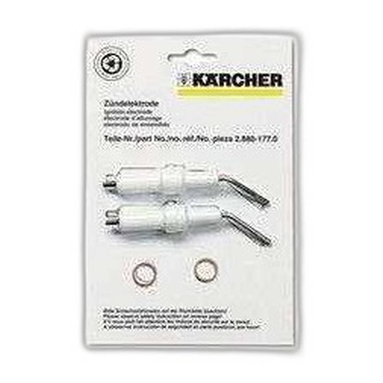 Jeu d electrode pour nettoyeur haute pression eau chaude karcher - KARCHER - Electrode-0