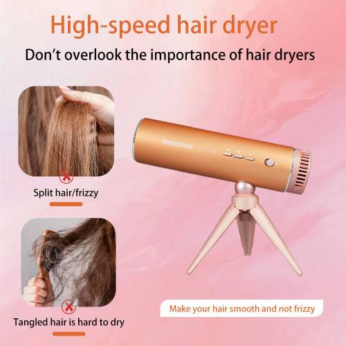 Sèche-cheveux HandsFreeDryer INOVAXION Or Rose-2