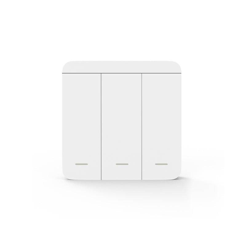 Interrupteur Mural sans Fil Bouton Triple avec 3 Récepteurs 220V 10A - SILAMP-3