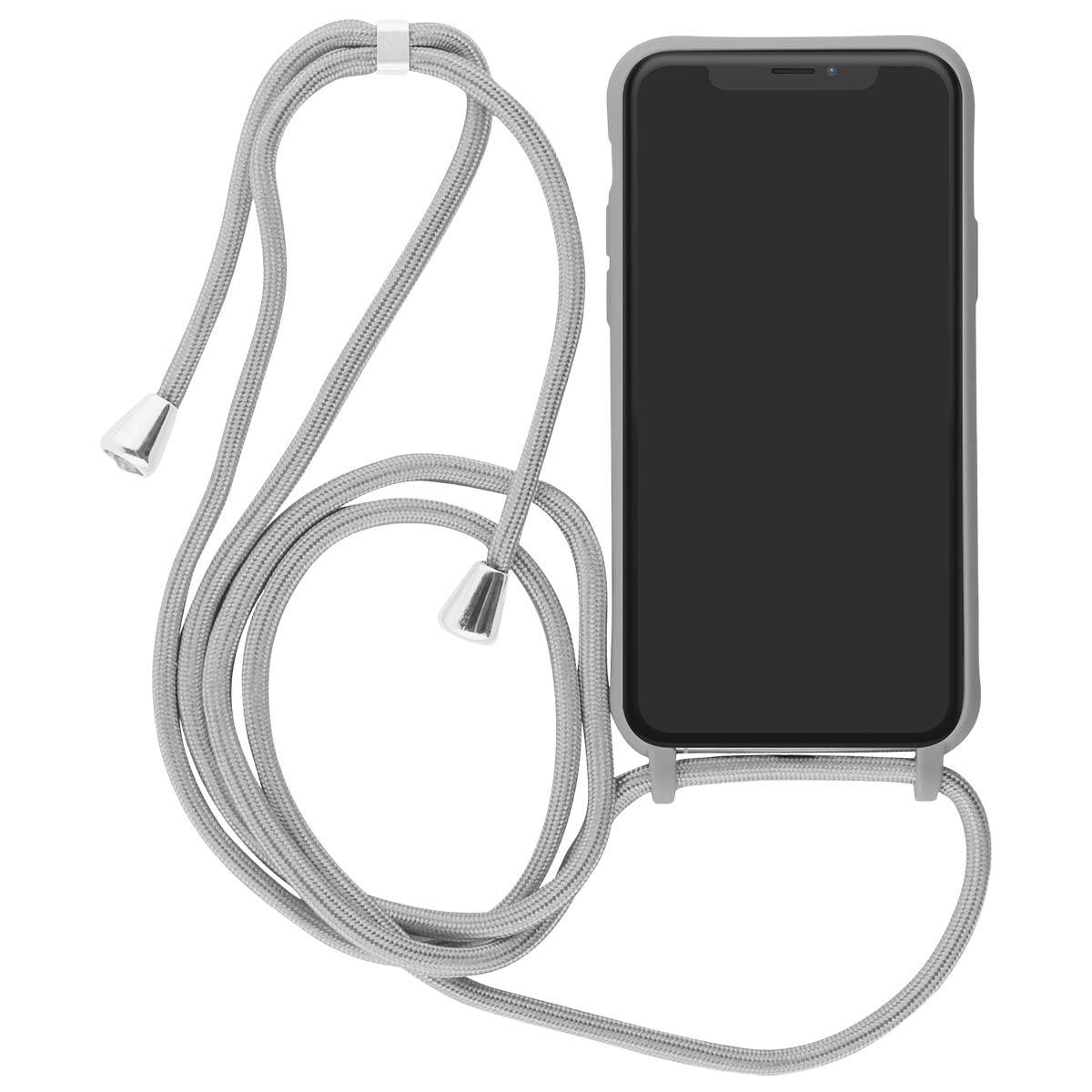Coque pour iPhone XR en TPU Premium Color Lace avec Cordon Tour de Cou-1