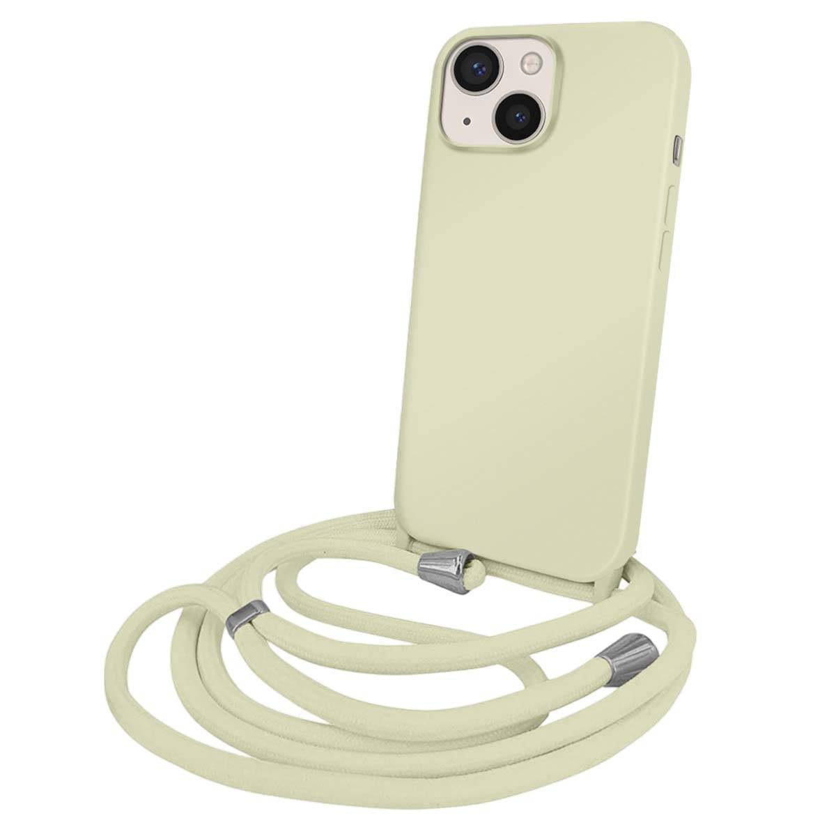 Coque pour iPhone 13 en TPU Premium Color Lace avec Cordon Tour de Cou-3