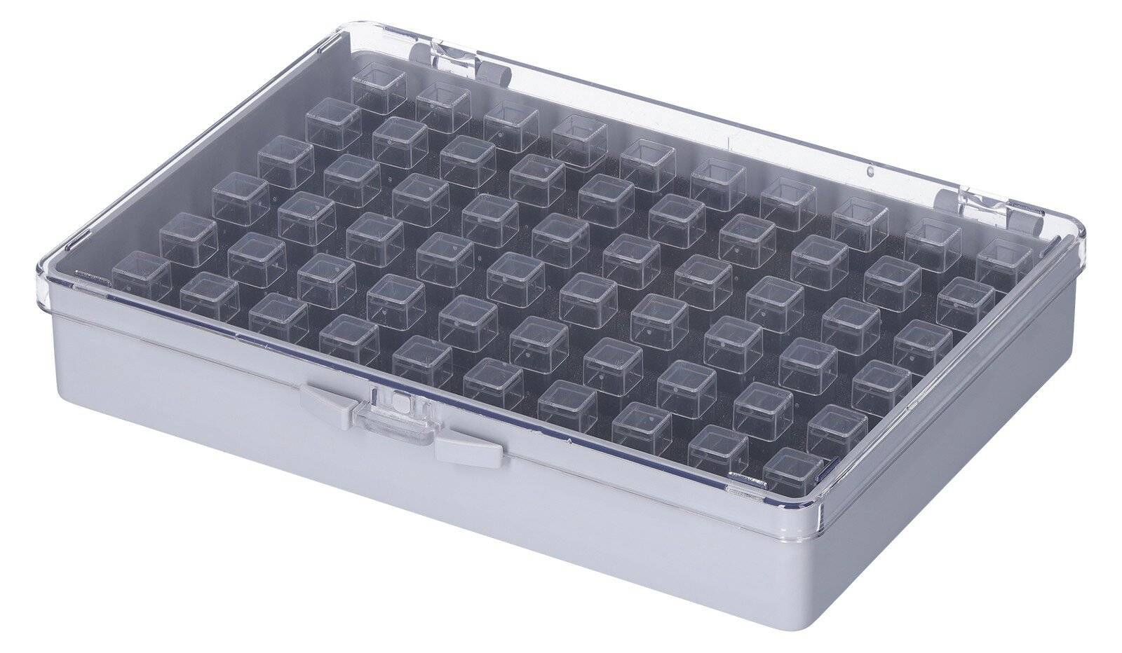 Boîte d'assortiment ESD SMD avec 60 boîtes et grille en mousse-0