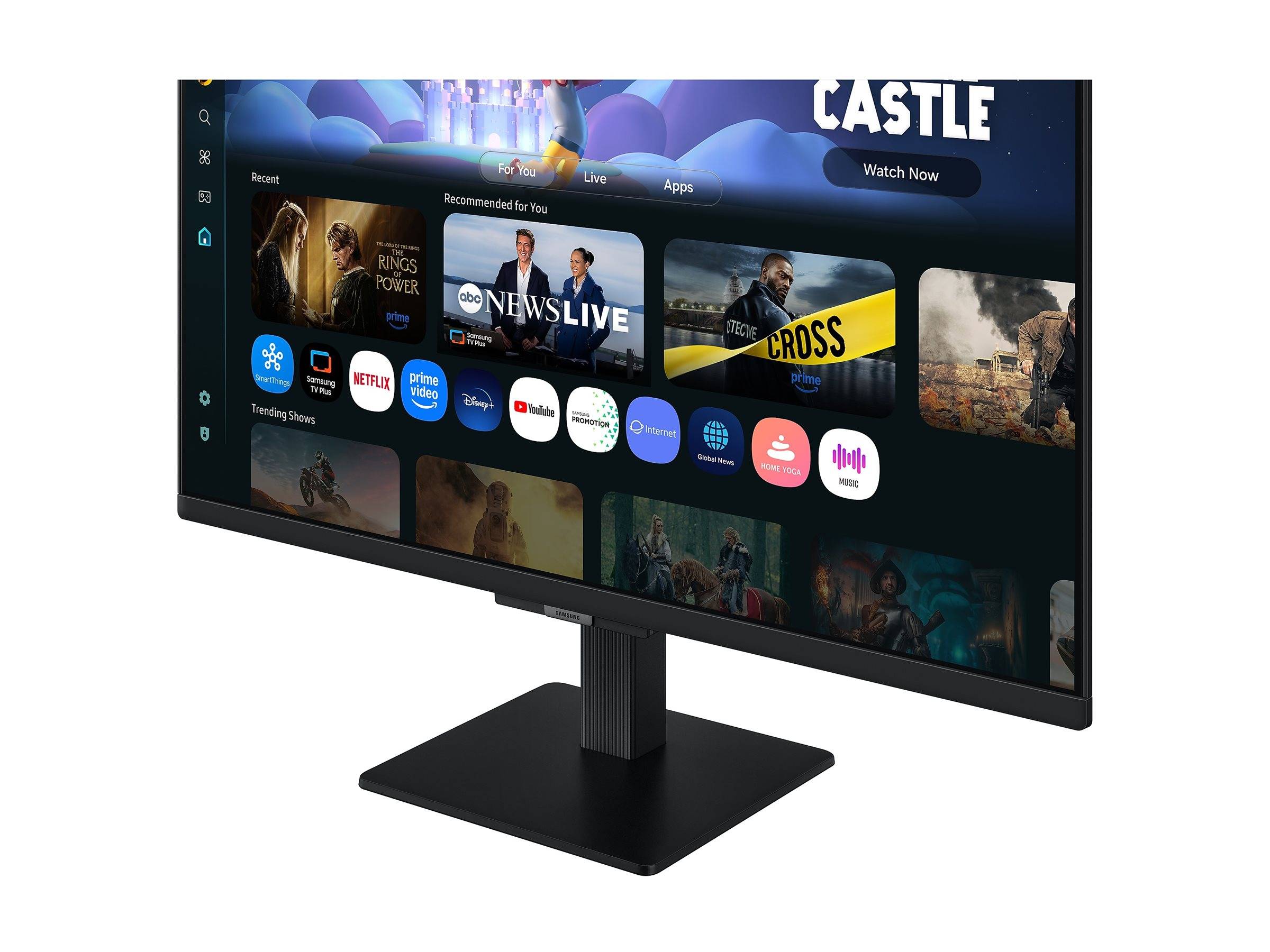 SAMSUNG LS27FM500EUXEN 27p FHD Smart Monitor M50F IPS Panel 60Hz Game Mode Eye Saver Mode & Flicker Free 2x HDMI-1