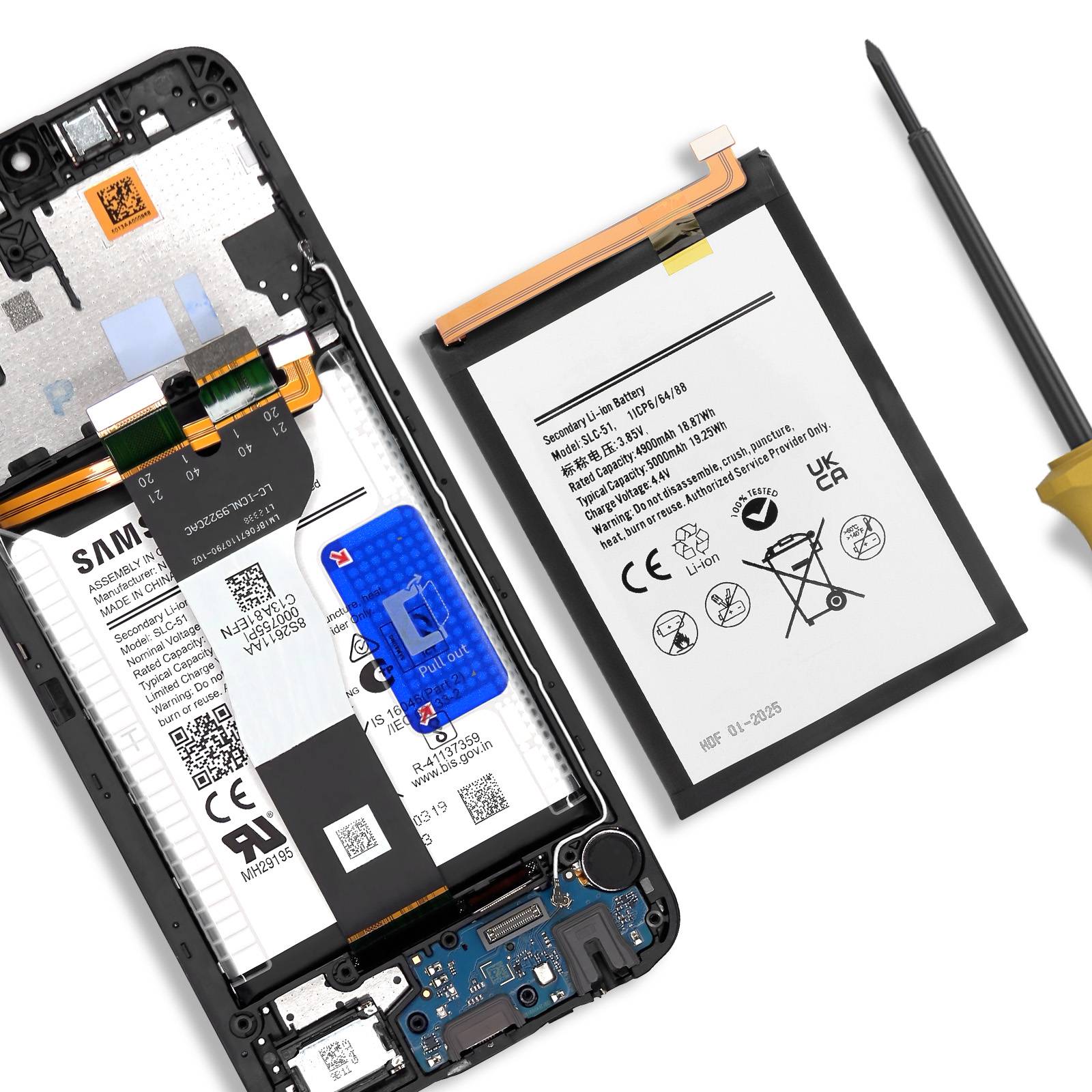 Batterie de remplacement pour Galaxy A05s Li-ion 5000mAh-2