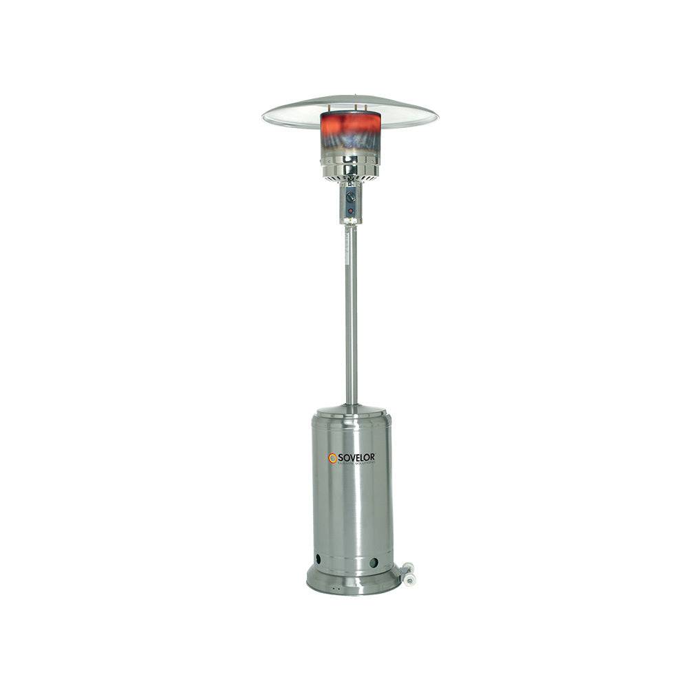 Parasol chauffant mobiles au gaz, Inox - SOVELOR BRASILIA MI-0