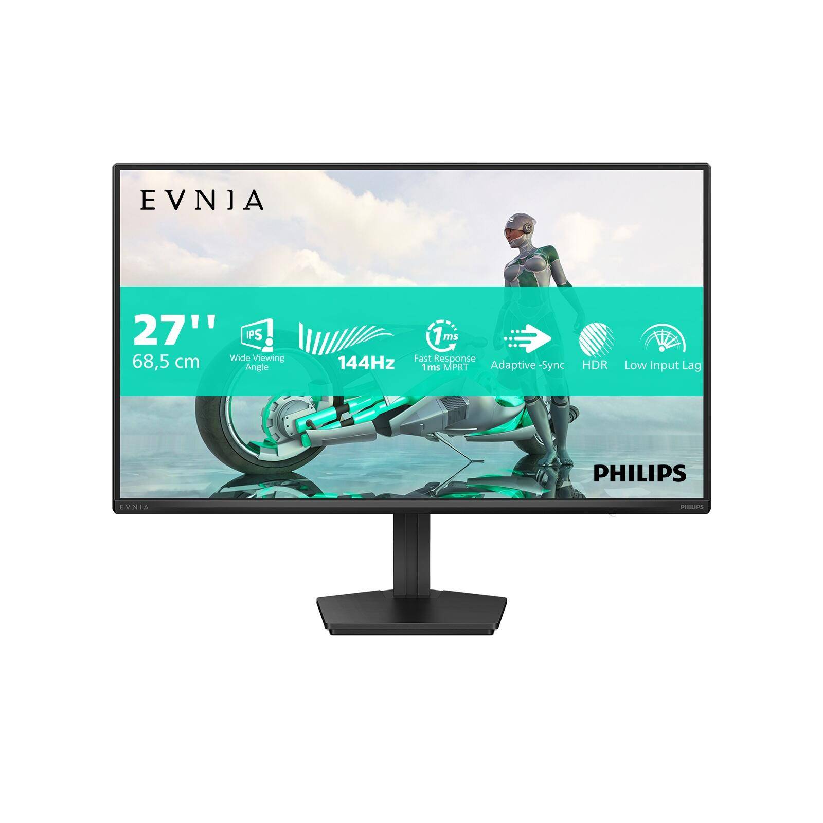 PHILIPS Evnia 3000 27M2N3200NF Ecran Gaming - 27p - 1920 x 1080 FHD- 144 Hz - IPS - 300cd/m² - 1500:1 - HDR10 - 0.5 ms --0