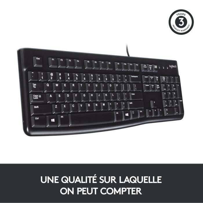 Clavier Logitech Keyboard K120 multicolore-2
