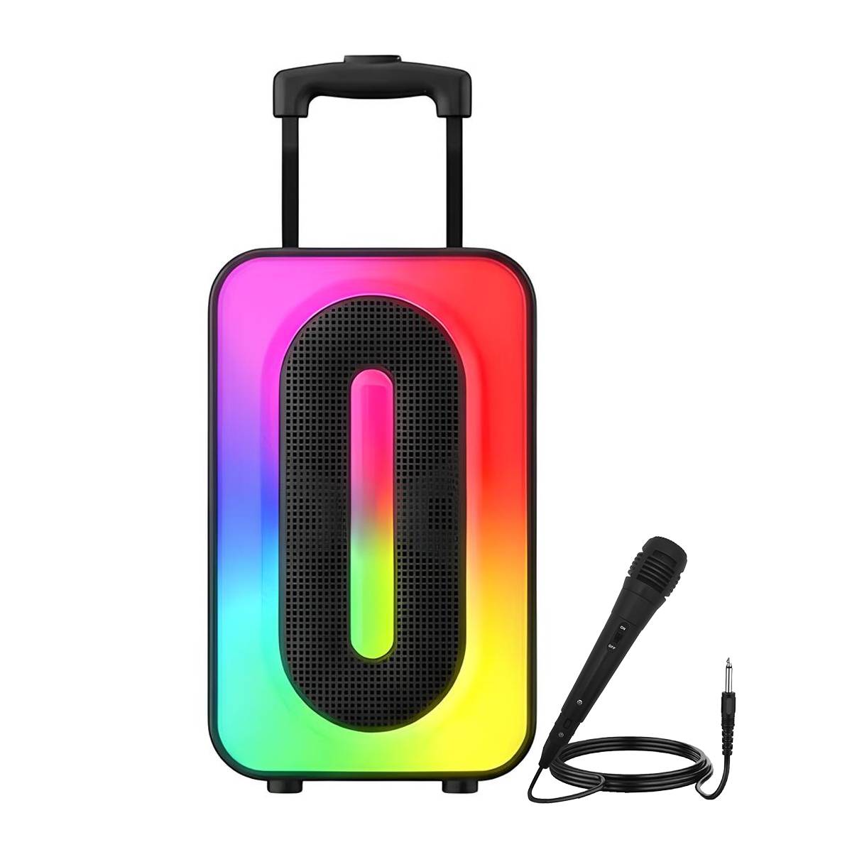 Enceinte Bluetooth Portable Lumineuse 2x Haut-parleurs 5W avec Micro-0