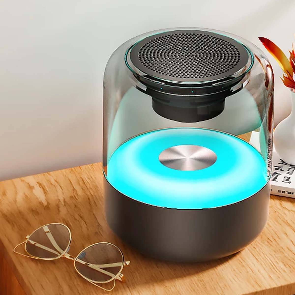 Enceinte Bluetooth 5W Portable avec Éclairage LED RGB-3