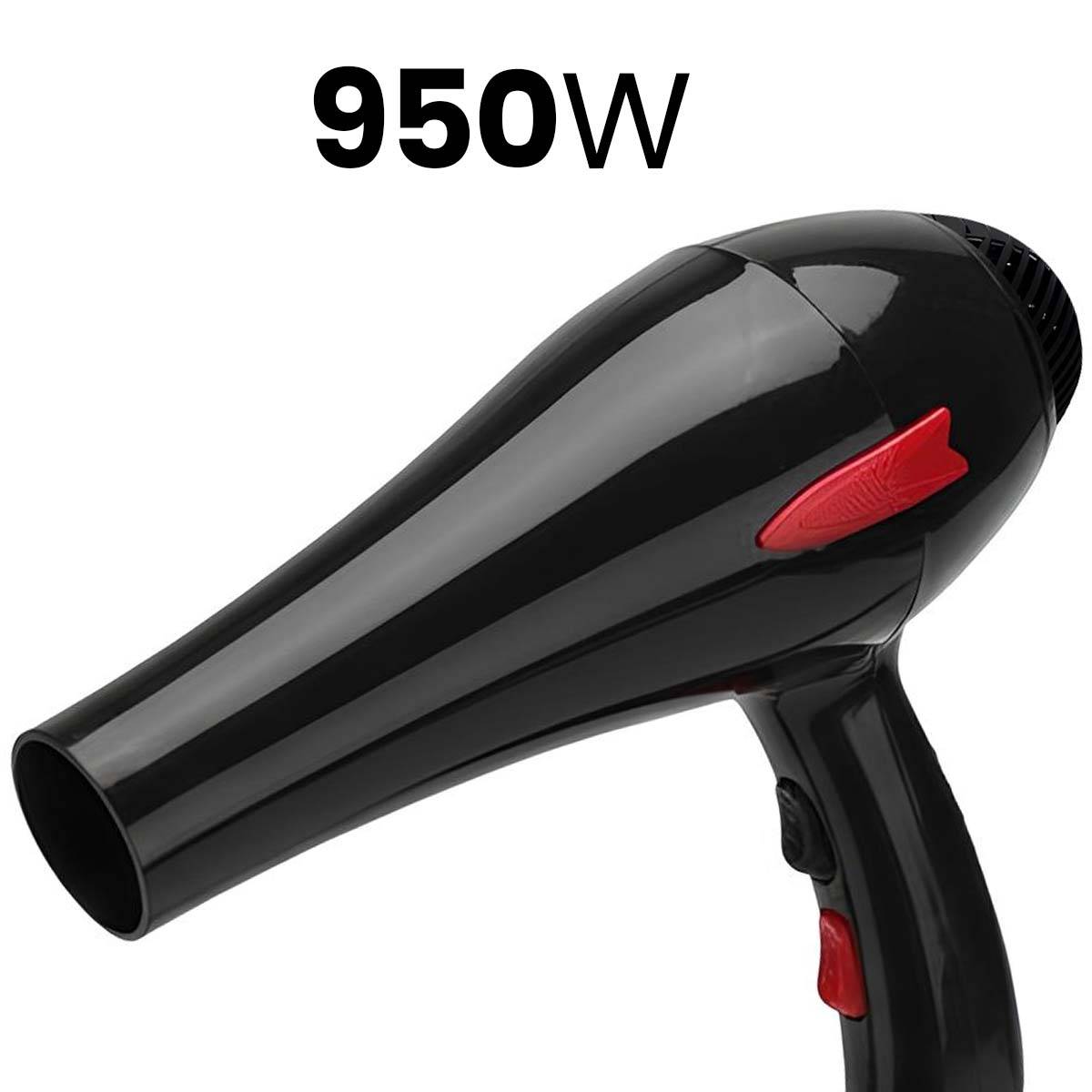 Sèche‑Cheveux Puissant 950W avec 3 Niveaux de Températures-4
