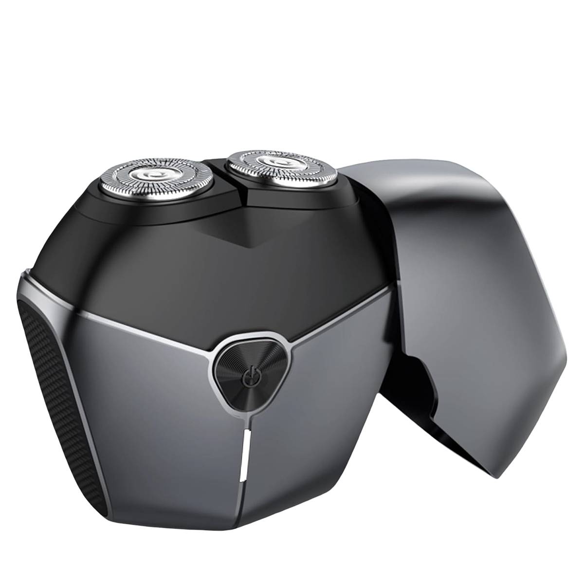 Rasoir Rotatif Électrique Intelligent Étanche Rechargeable avec 2 Têtes-1