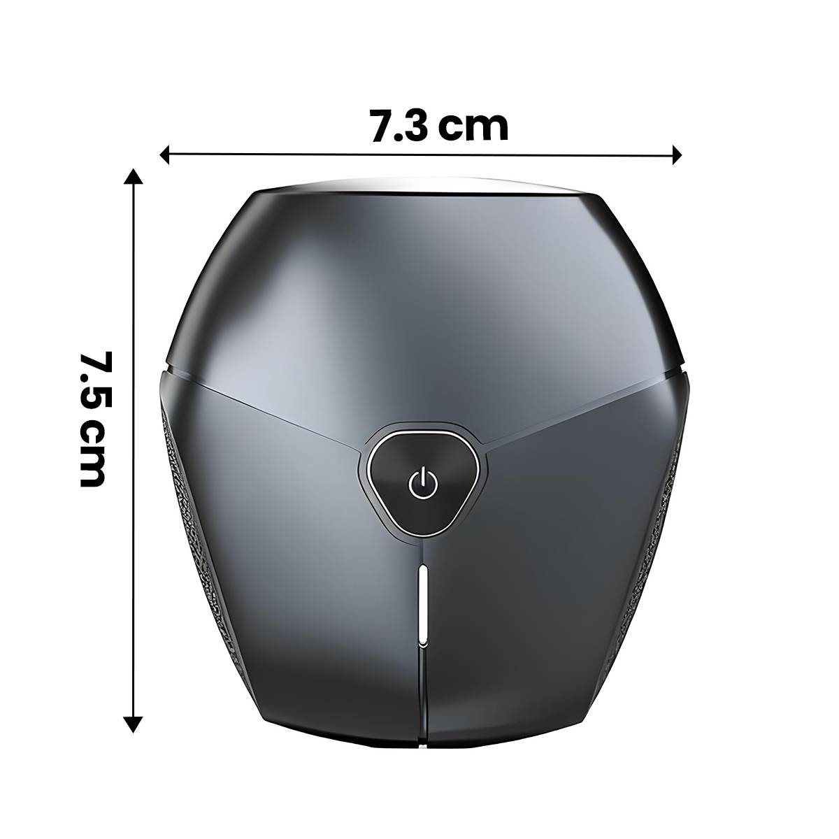 Rasoir Rotatif Électrique Intelligent Étanche Rechargeable avec 2 Têtes-3