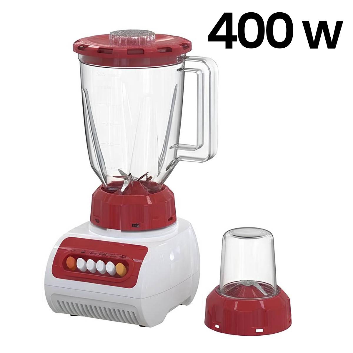 Mixeur Électrique 400W avec Bol Gradué et Moulin Compact Inclus-3
