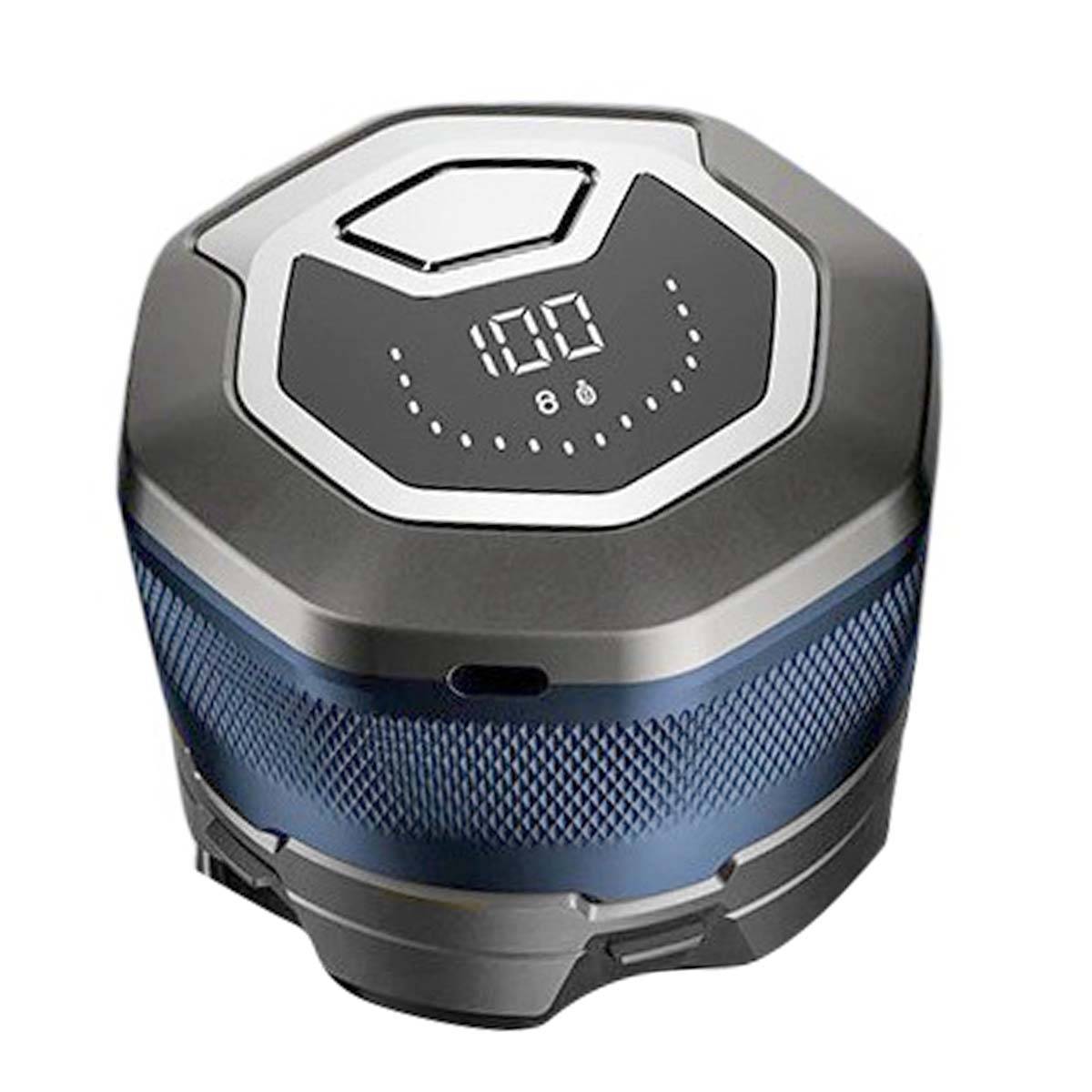 Rasoir Électrique à 6 Têtes Rotatives Rechargeable Usage à Sec ou Humide-1