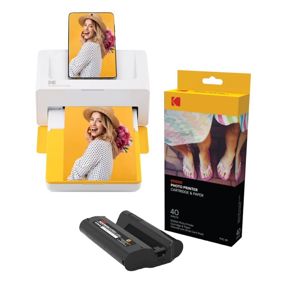Kodak PD460 – Imprimante Photo Bluetooth & Docking (Format Carte Postale 10x15 Cm)-0