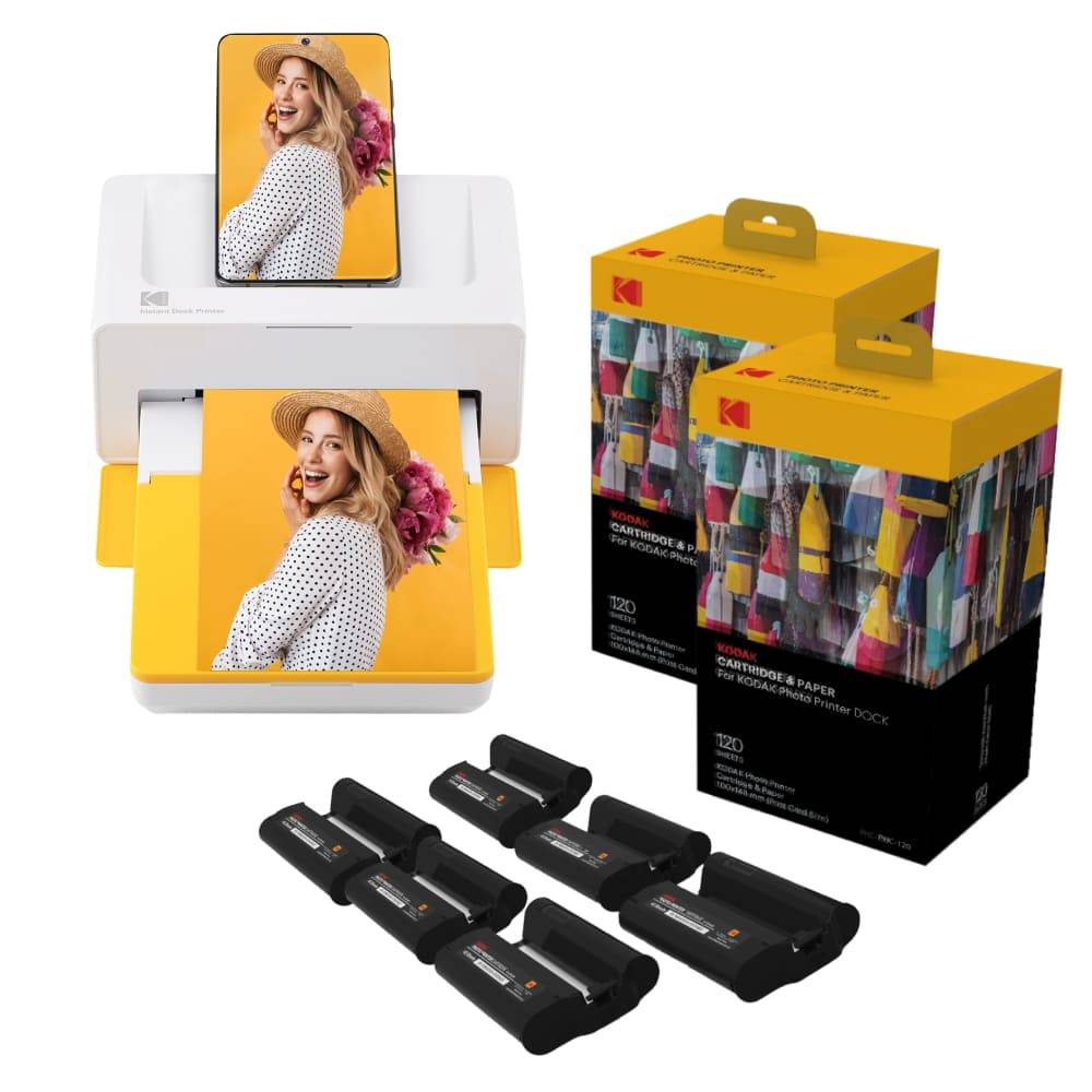 Kodak PD460 – Imprimante Photo Bluetooth & Docking (Format Carte Postale 10x15 Cm)-0