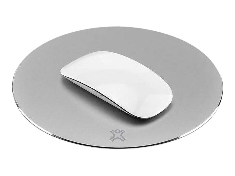XTREMEMAC Tapis de souris rond en aluminium Argent-0