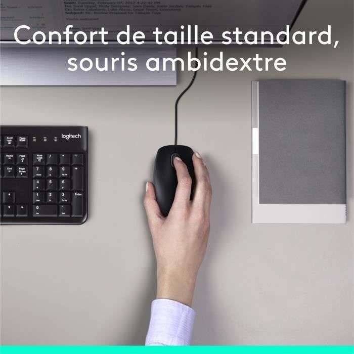 Pack clavier et souris filaires Logitech MK120-2
