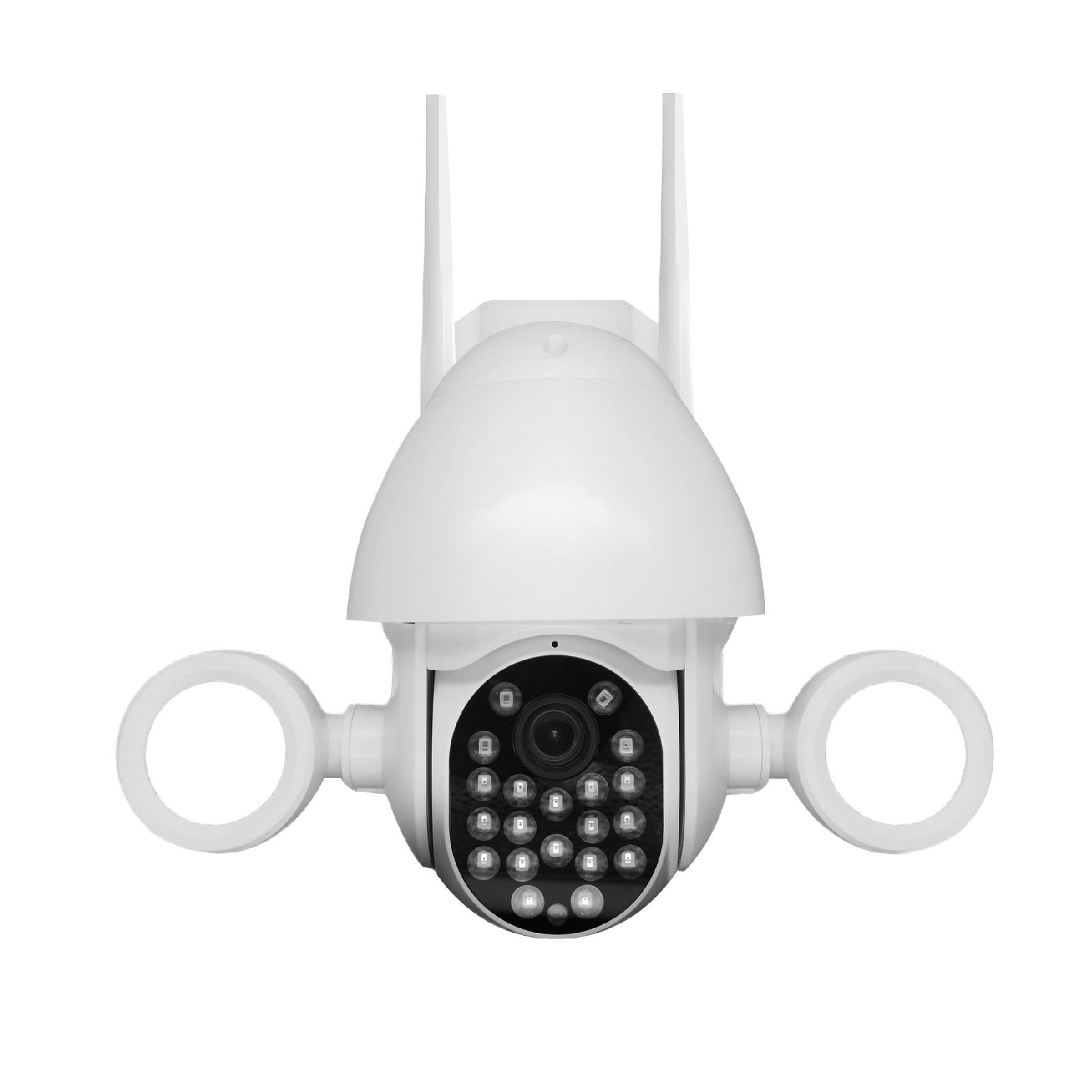 Caméra extérieure connectée Wifi Rotative 5MP 2 phares LED-5