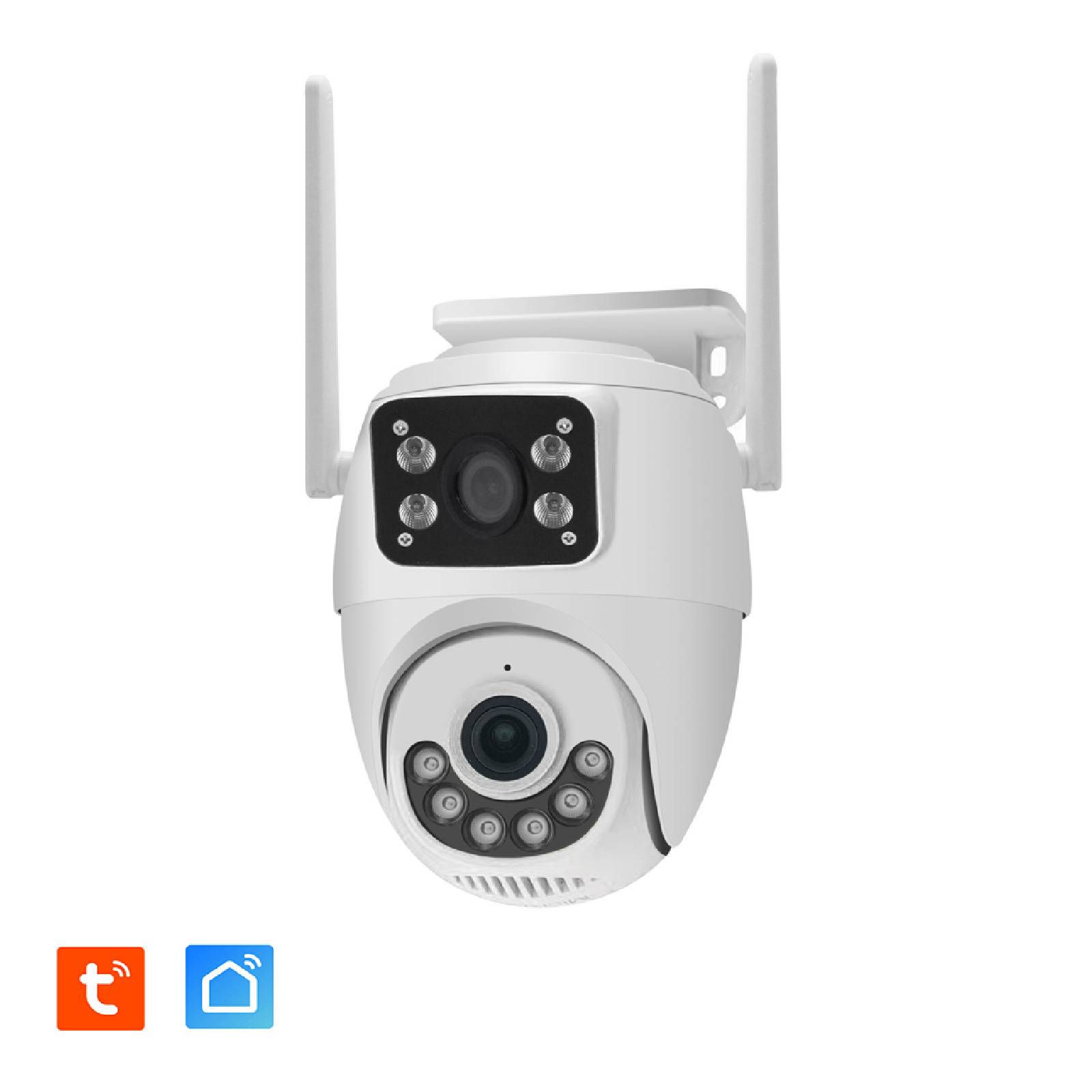 Double Caméra IP – Extérieure Rotative PT motorisée 3MP+3MP WIFI 2,4Ghz-0